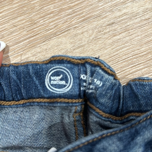 denim mini skirt - Picture 2 of 2